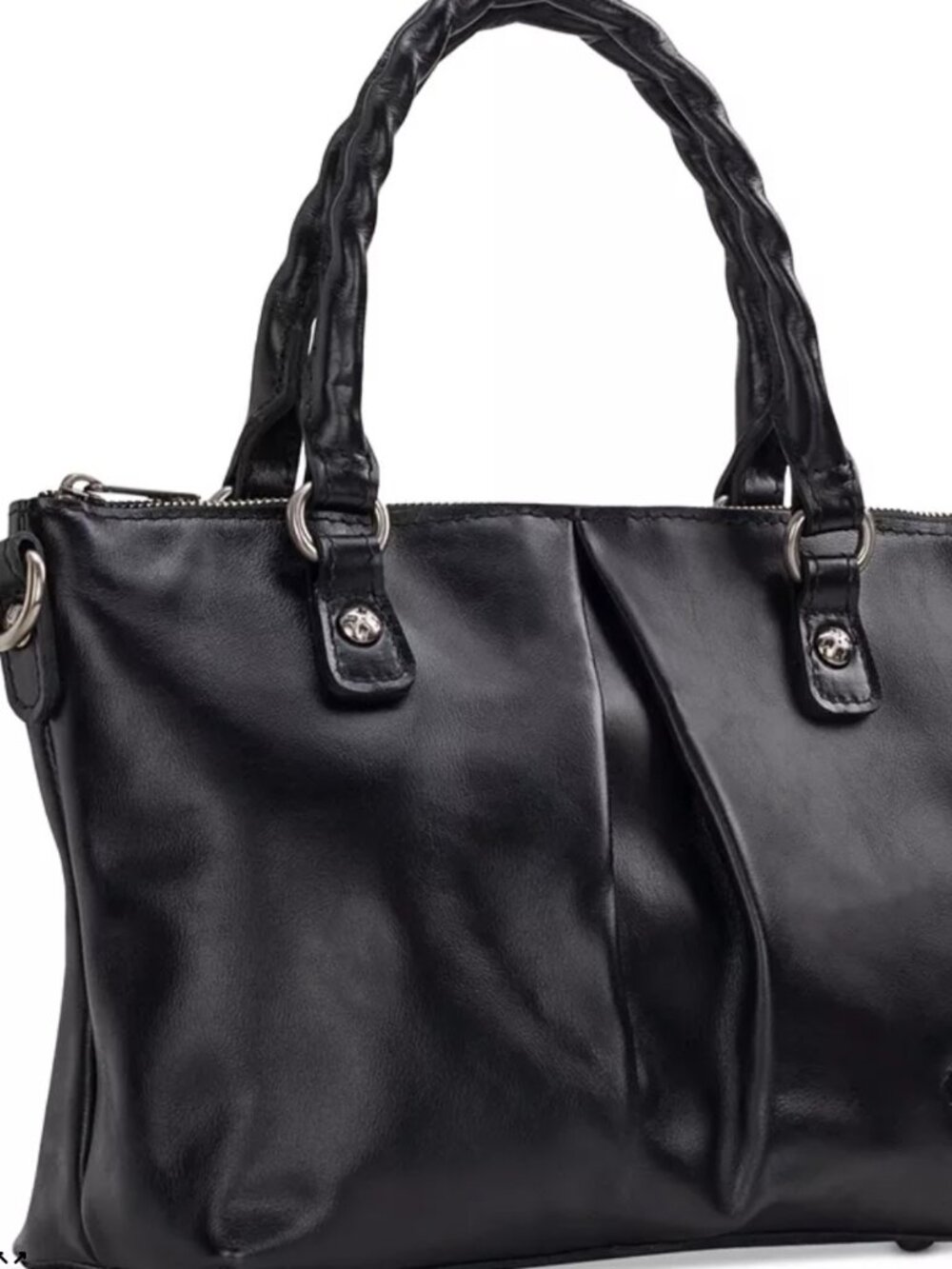 Patricia Nash Black Leather Tote Bag - Picture 7 of 7